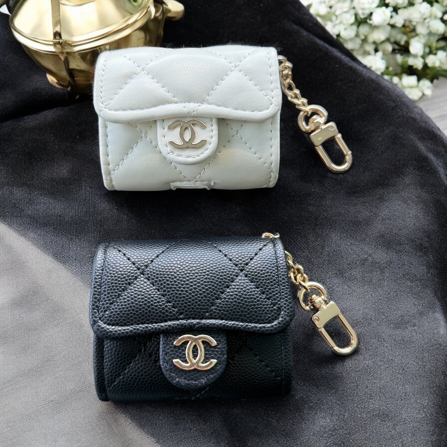 Charlotte Airpod Case with Chain Strap