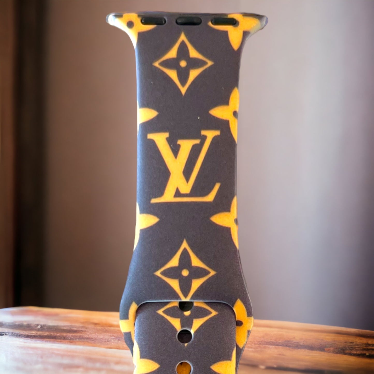 LV Monogram Silicone Watch Band