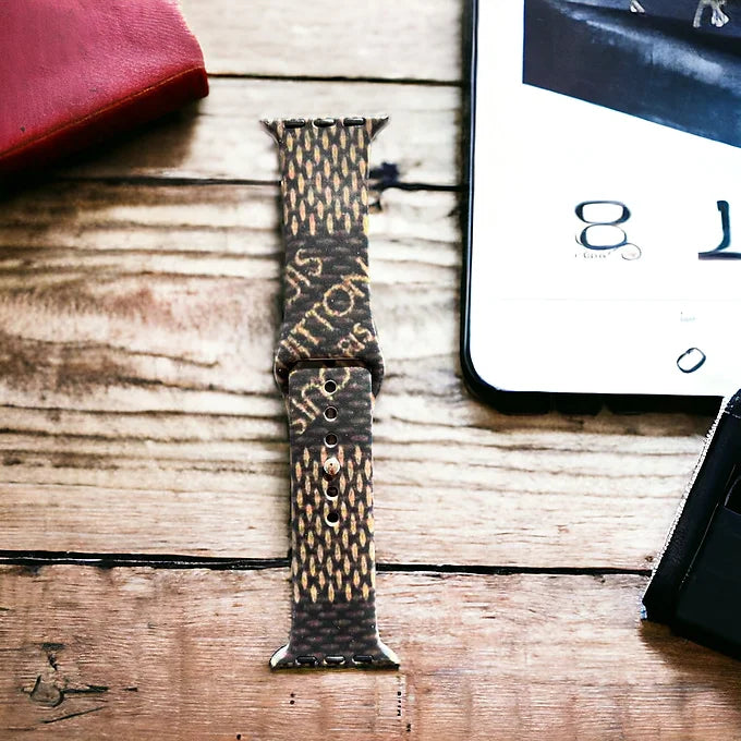 Checkered Silicone Apple Watch Bands