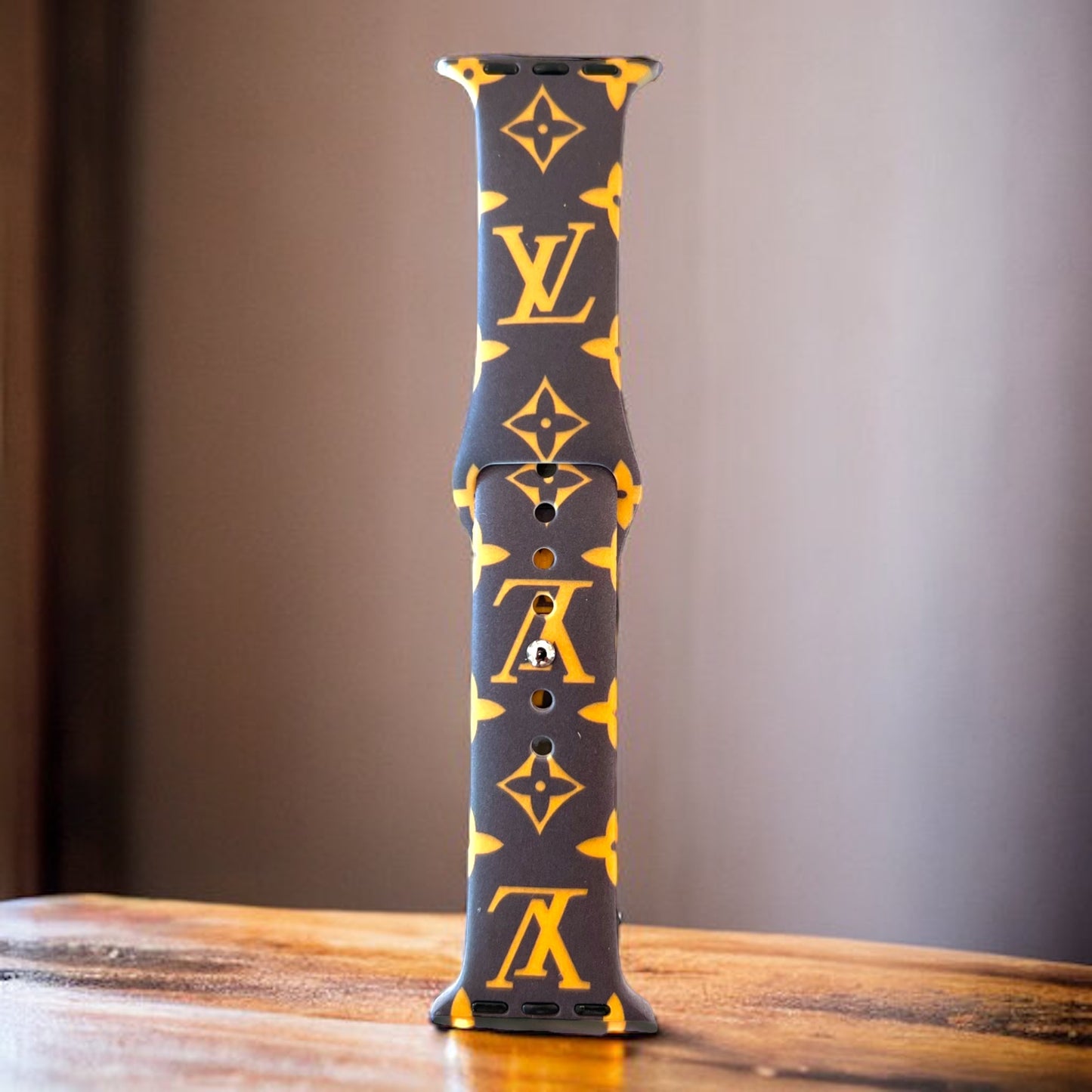 LV Monogram Silicone Watch Band