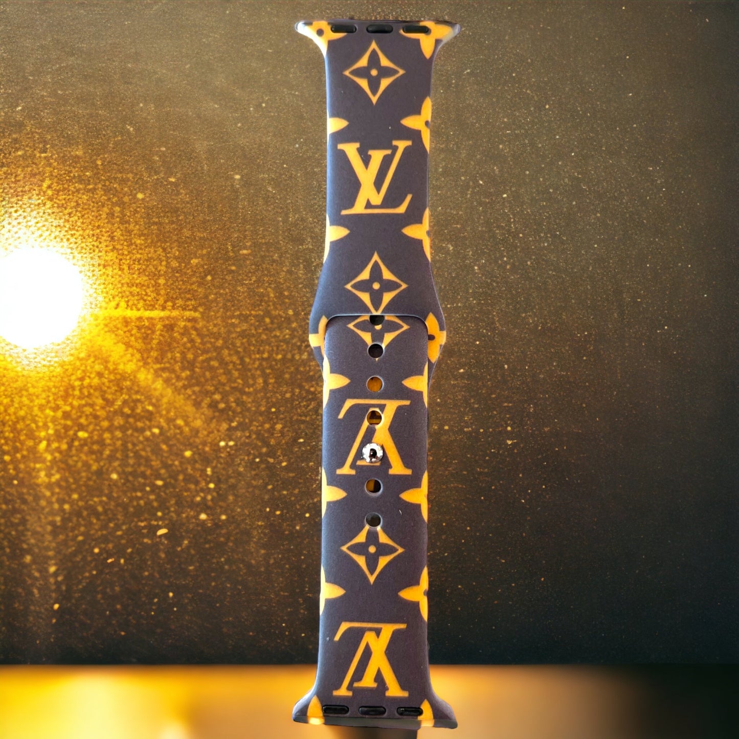 LV Monogram Silicone Watch Band