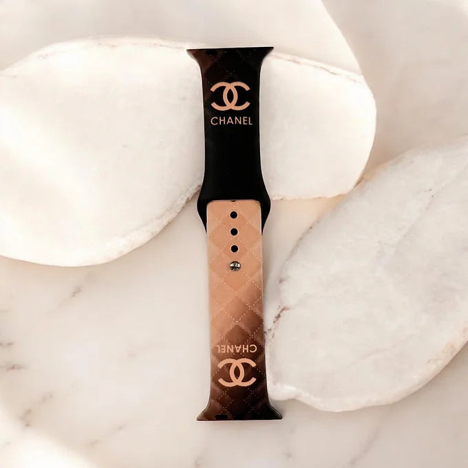 Chic Ombré Quilted Silicone Apple Watch Band