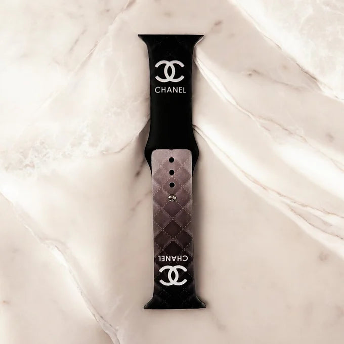 Chic Ombré Quilted Silicone Apple Watch Band
