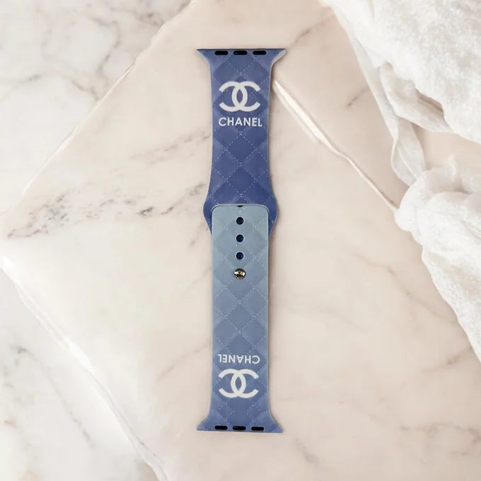 Chic Ombré Quilted Silicone Apple Watch Band