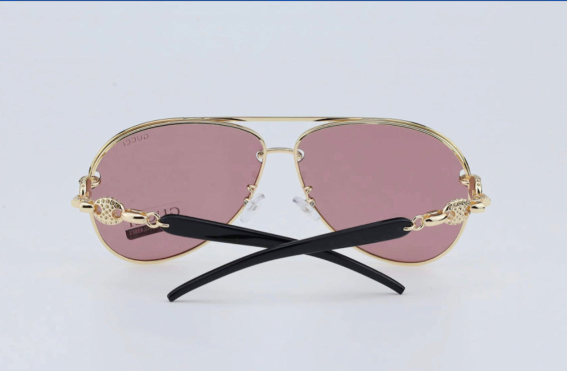 Gianna Polarized Gold Frame Sunnies