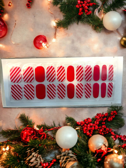 Red Candy Canes Gels