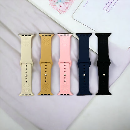 Teresa Engraved Silicone Apple Watch Band