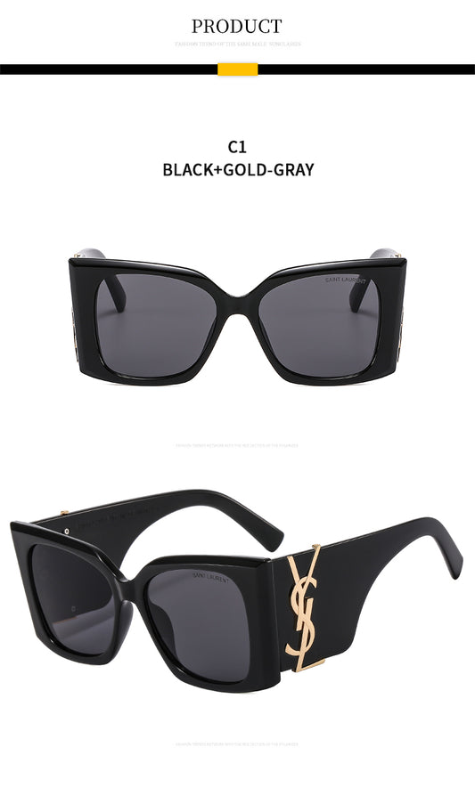 Y.S.L. Black-Gold-Gray Sunnies