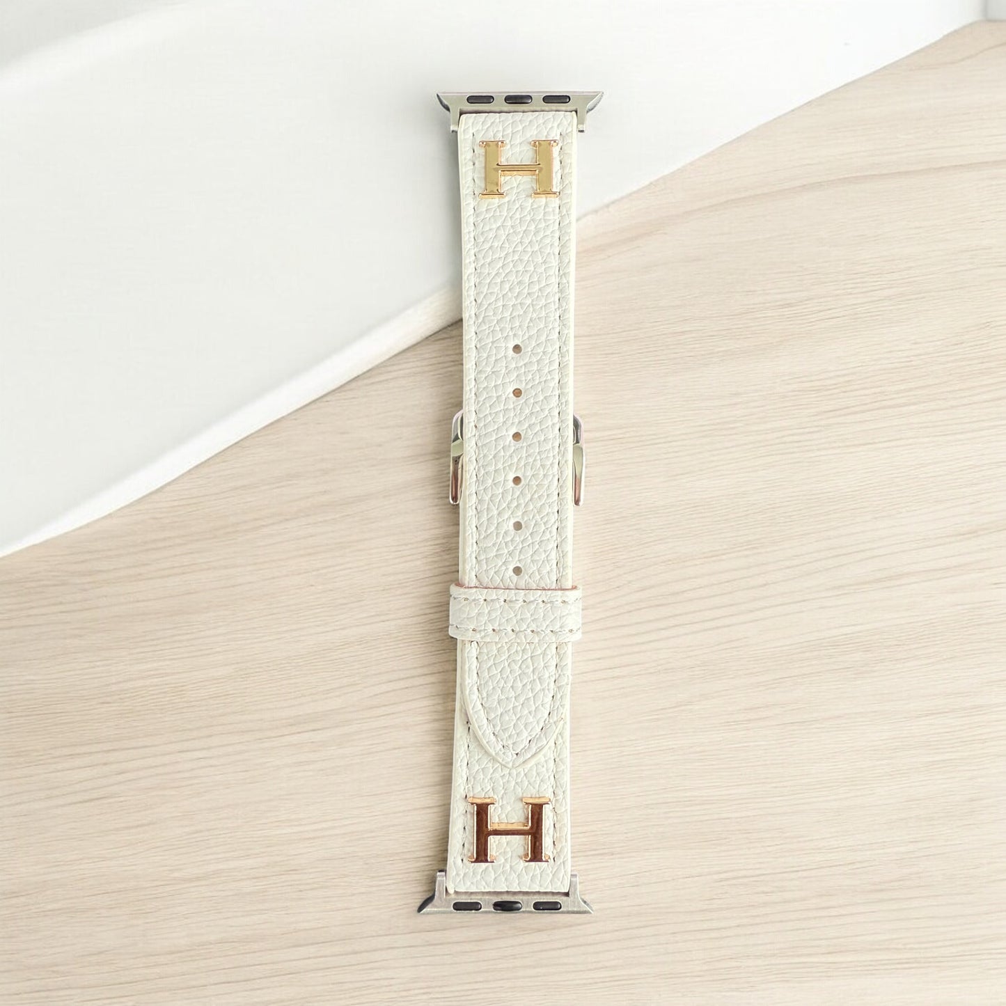 H Vegan Leather Apple Watch Band