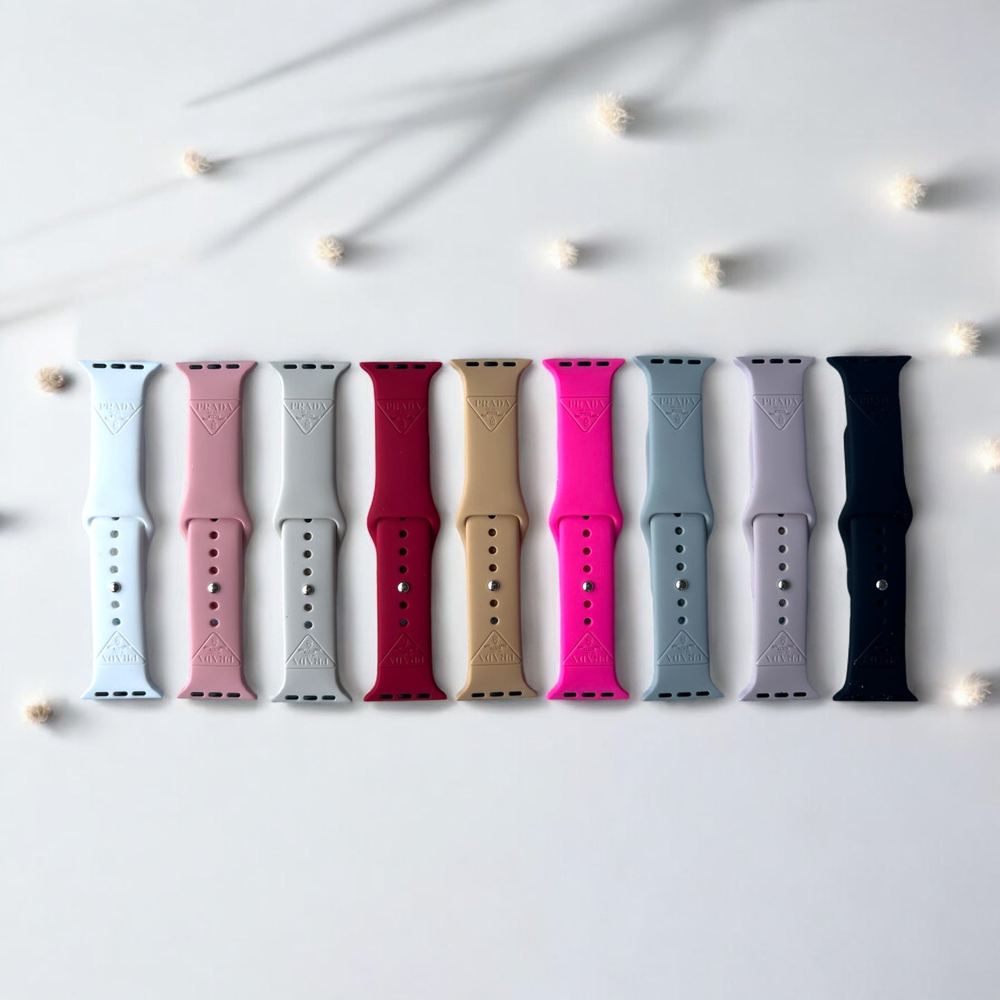 PR Engraved Silicone Apple Watch Bands