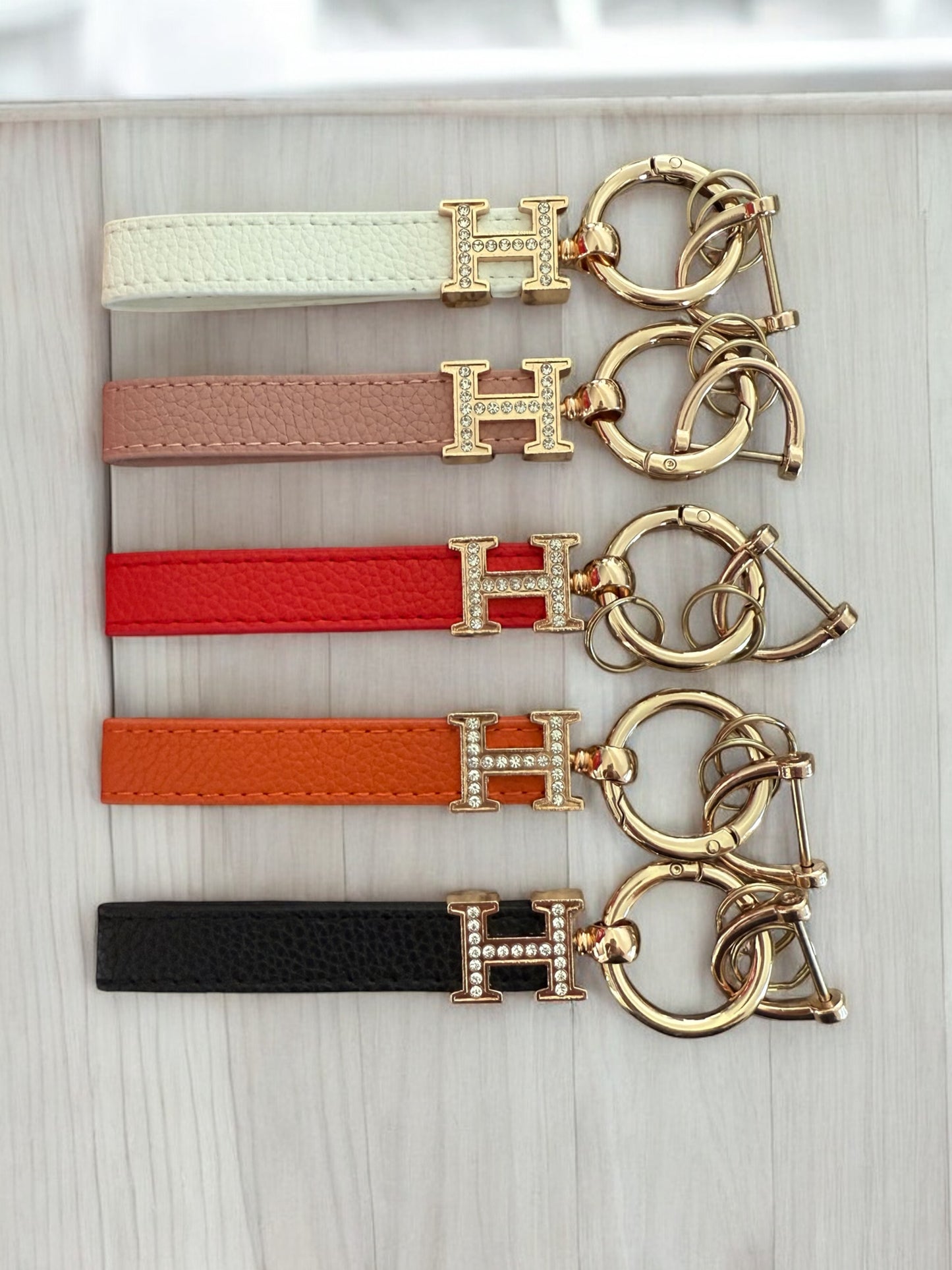 H Bling Keychains