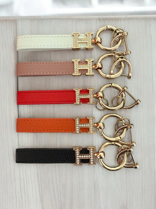 H Bling Keychains