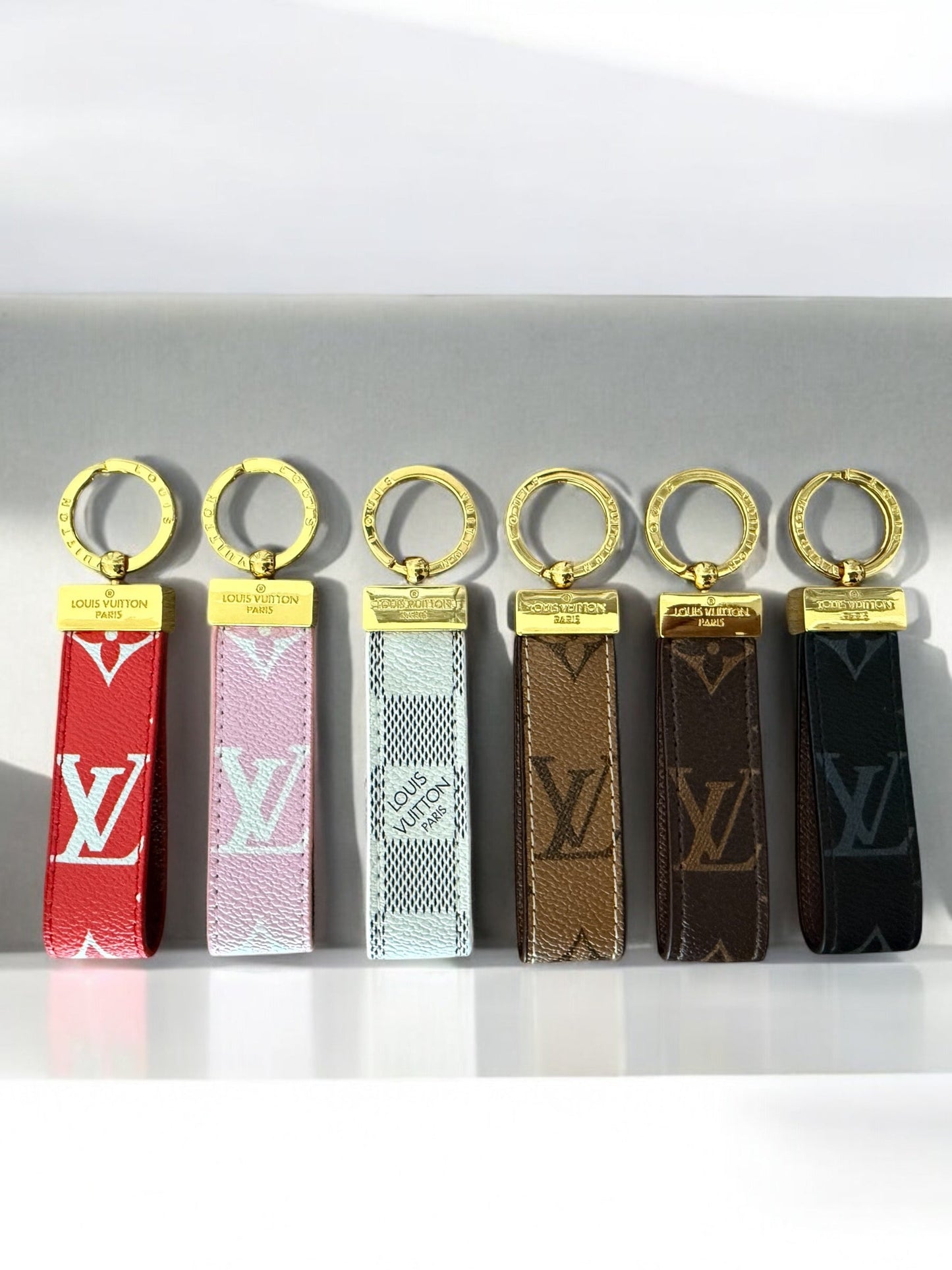 LV Classic Printed Keychains