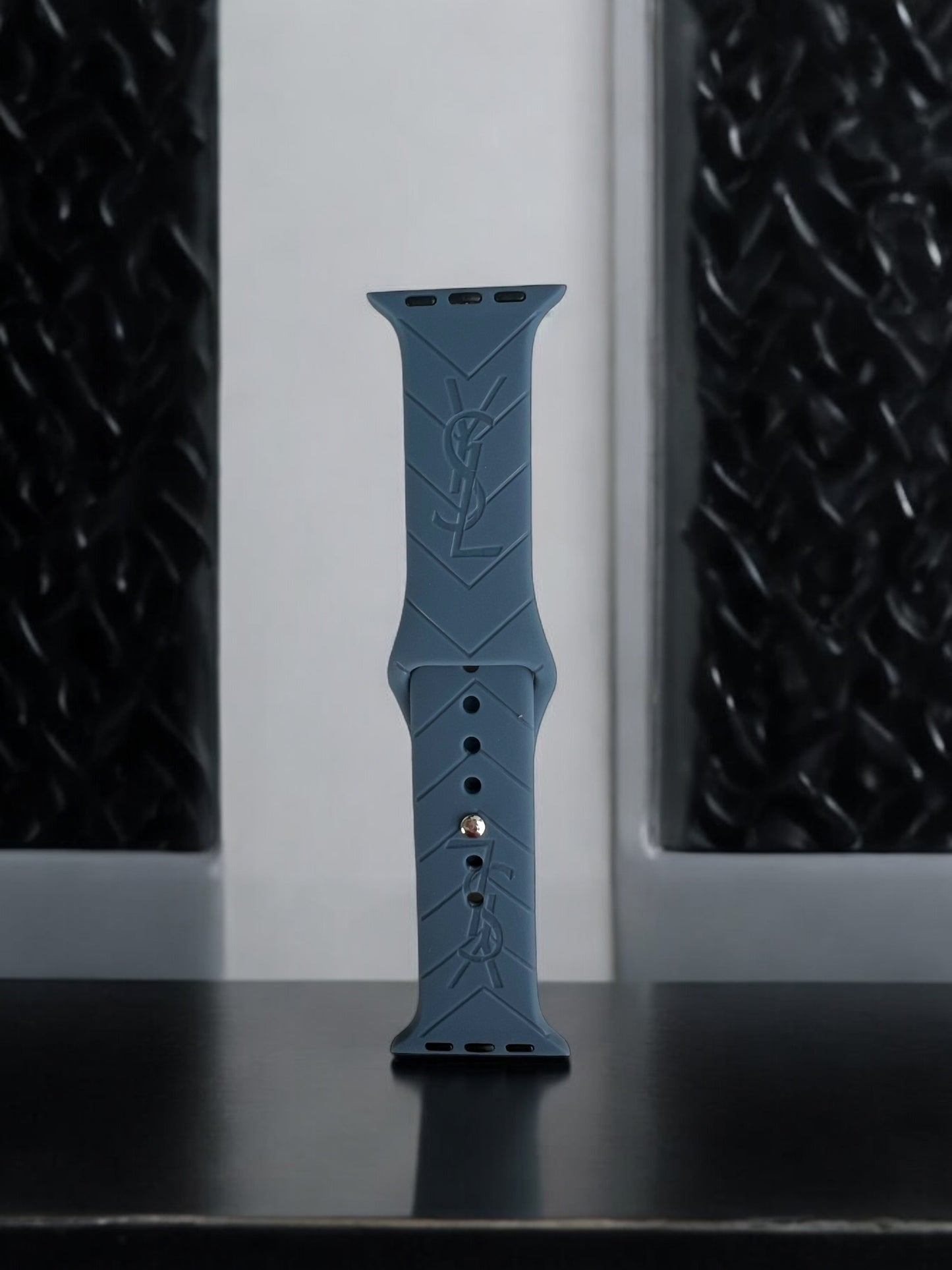 YS Engraved Silicone Apple Watch Band