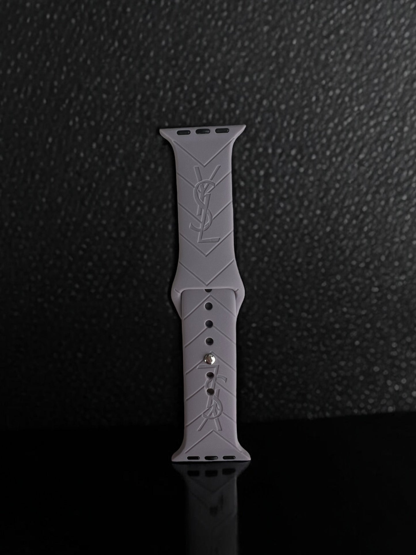 YS Engraved Silicone Apple Watch Band