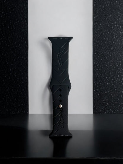 Yasmine Engraved Silicone Apple Watch Band