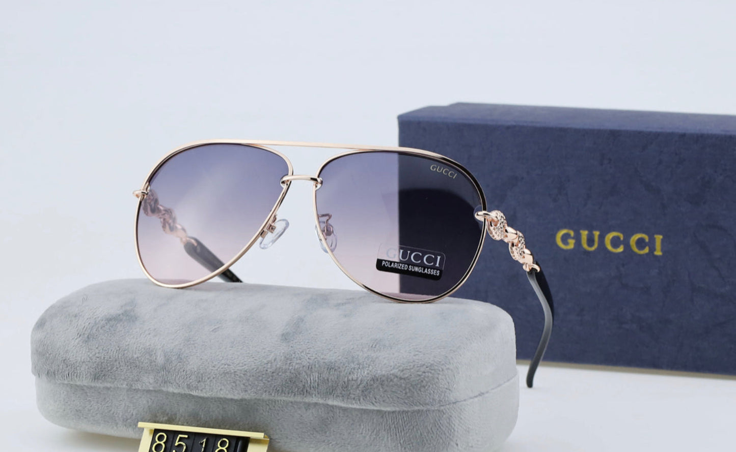 Gianna Polarized Gold Frame Sunnies