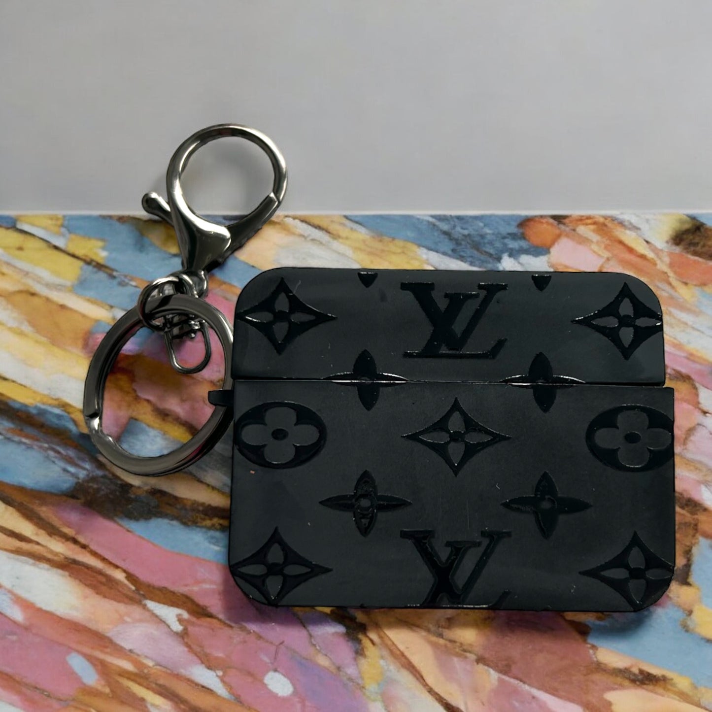 LV Printed Apple AirPod  Silicone Case