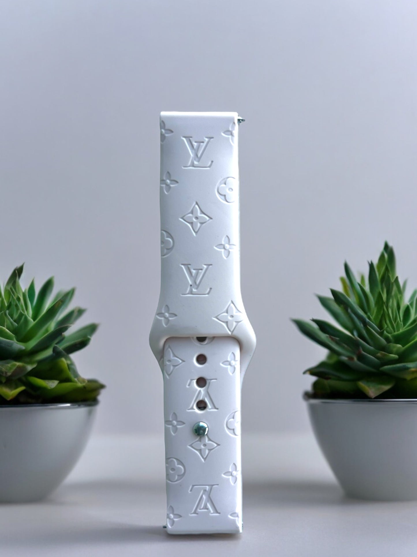 LV Engraved Samsung Silicone Watch Band