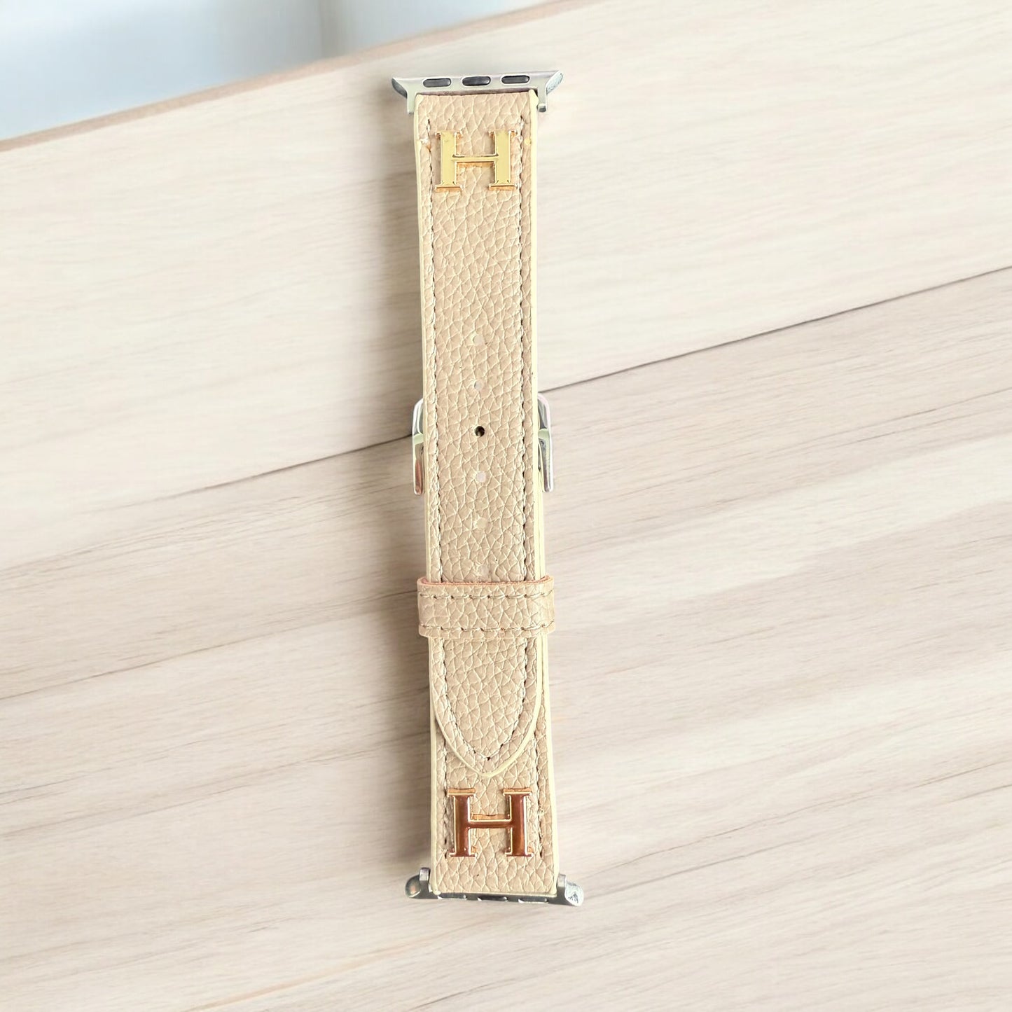 H Vegan Leather Apple Watch Band