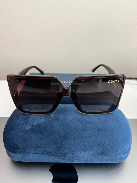 GG square sunnies with Gold hardware