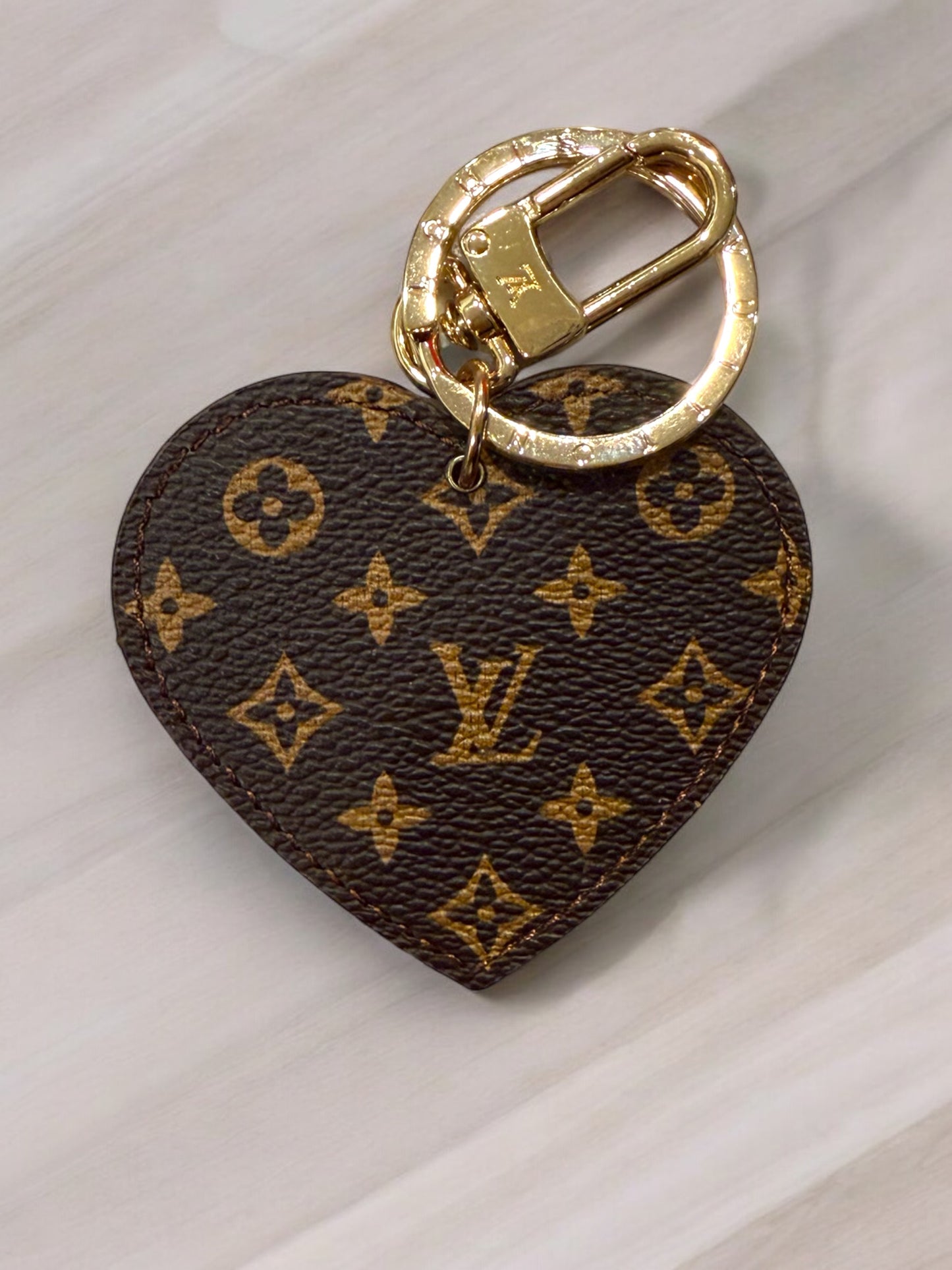 LV Heart Shape Key Chains