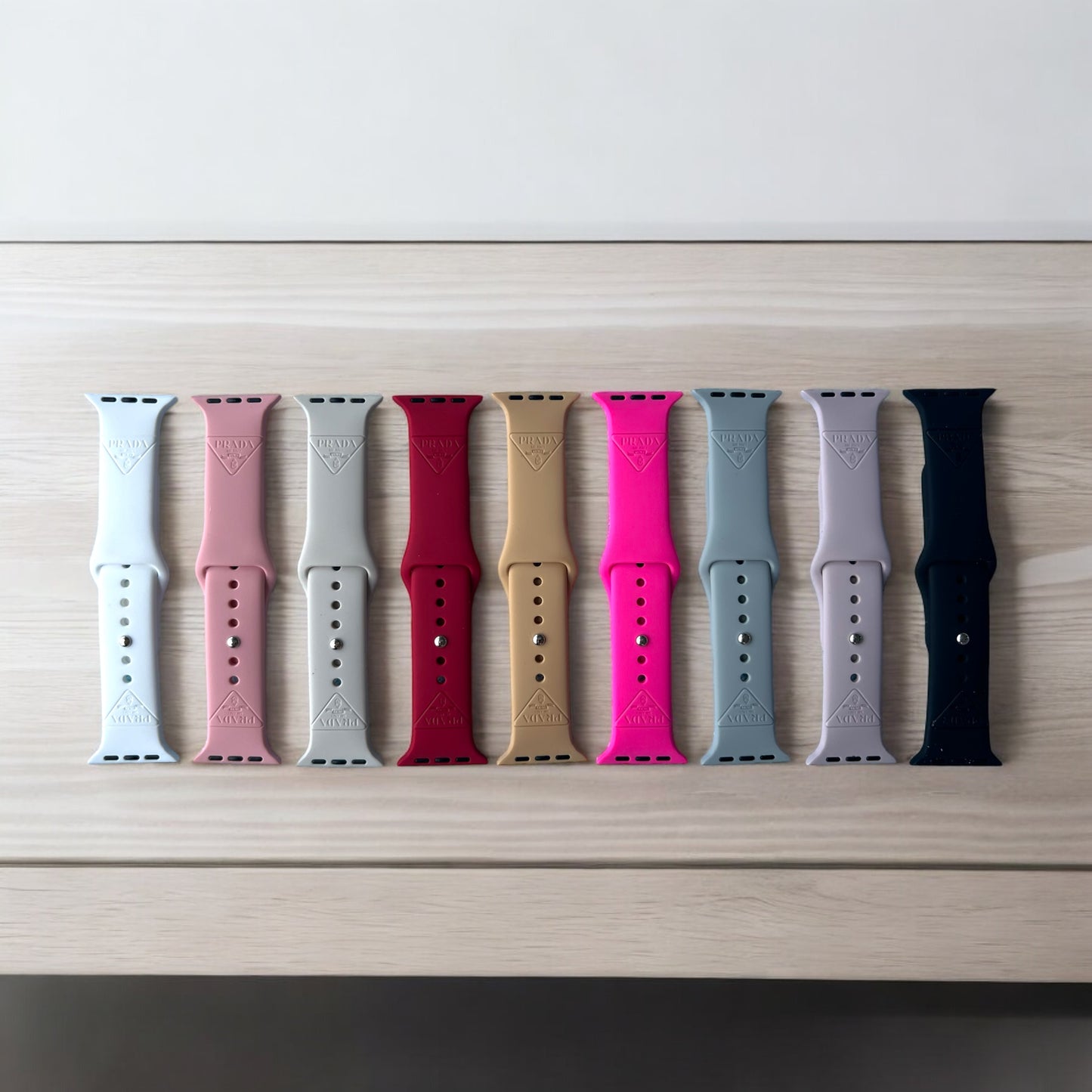 PR Engraved Silicone Apple Watch Bands