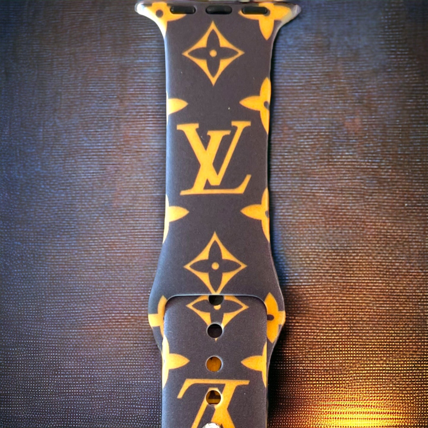 LV Monogram Silicone Watch Band