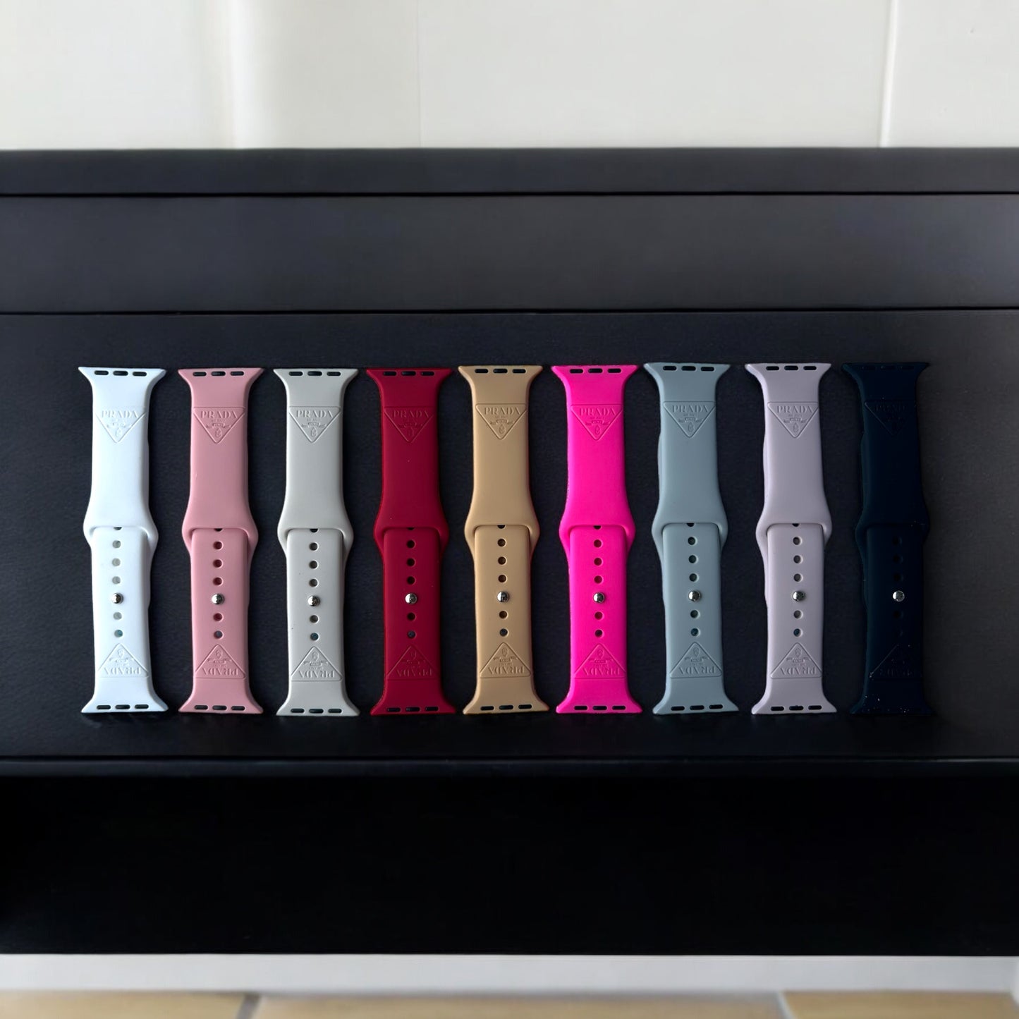 PR Engraved Silicone Apple Watch Bands