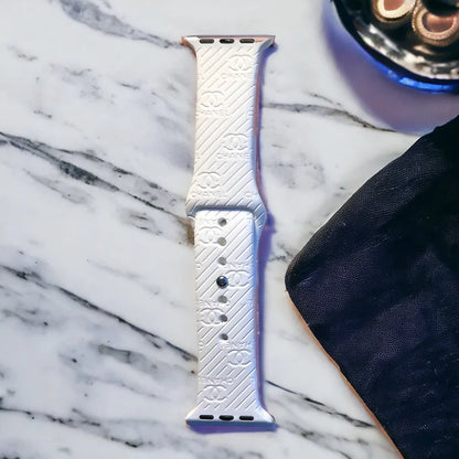 Catalina Engraved Silicone Apple Watch Band