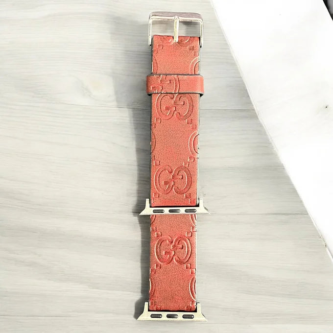 Glinda Neutral Vegan Leather Apple Watch Band