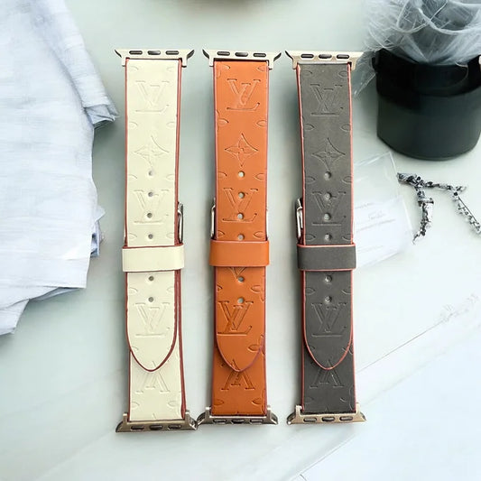 Linda Neutral Vegan Leather Apple Watch Band