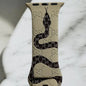 2 Toned Snake Apple Watch Silicone Band