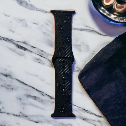 Catalina Engraved Silicone Apple Watch Band