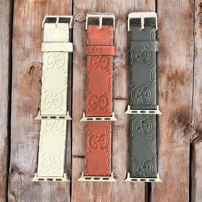 Glinda Neutral Vegan Leather Apple Watch Band