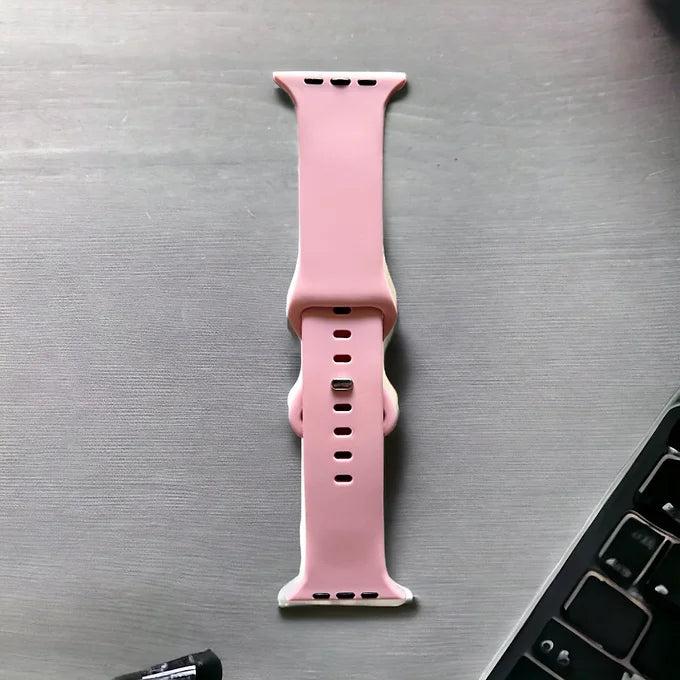 Solid & Watercolor Apple Watch Silicone Bands