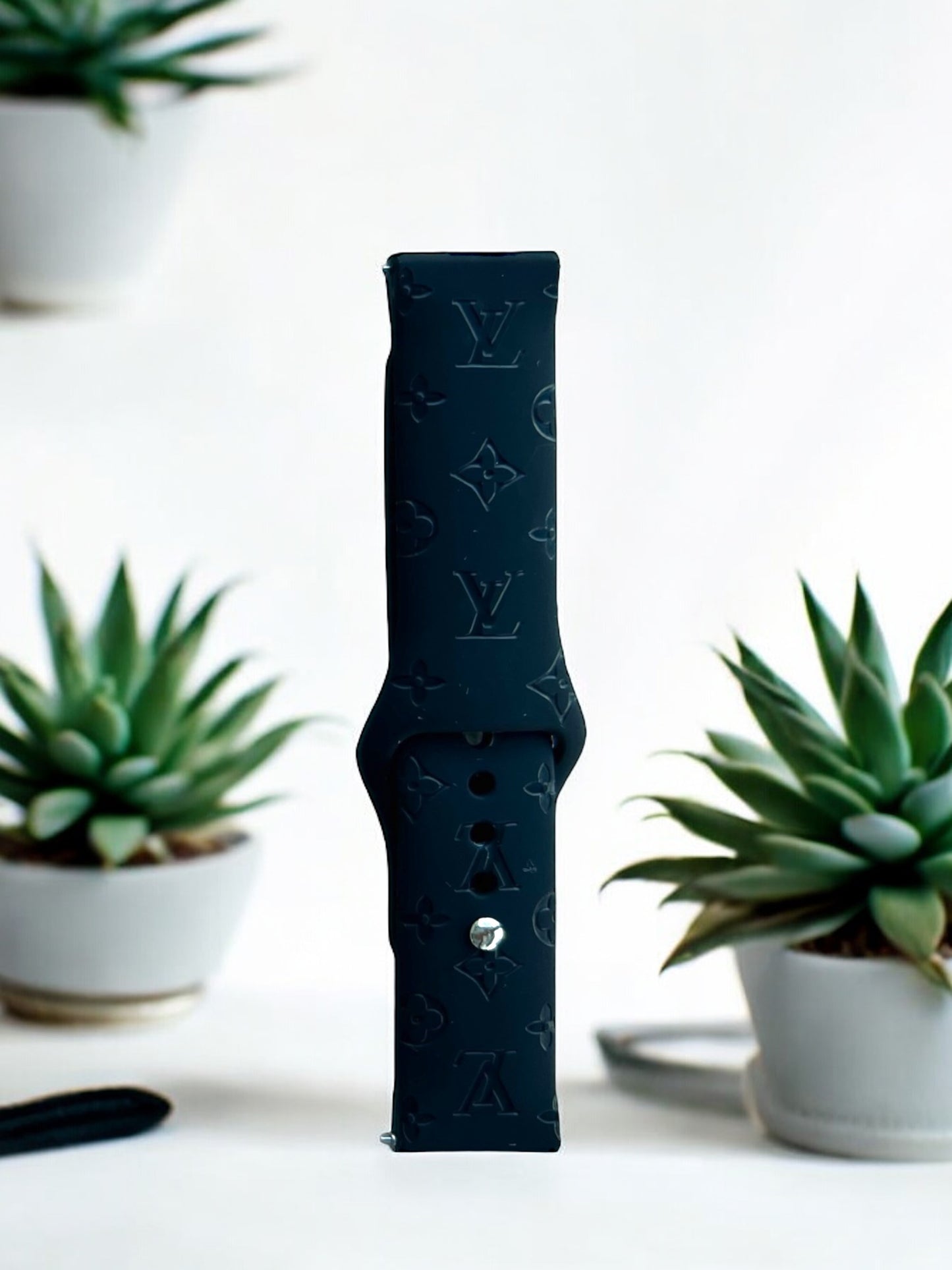 LV Engraved Samsung Silicone Watch Band