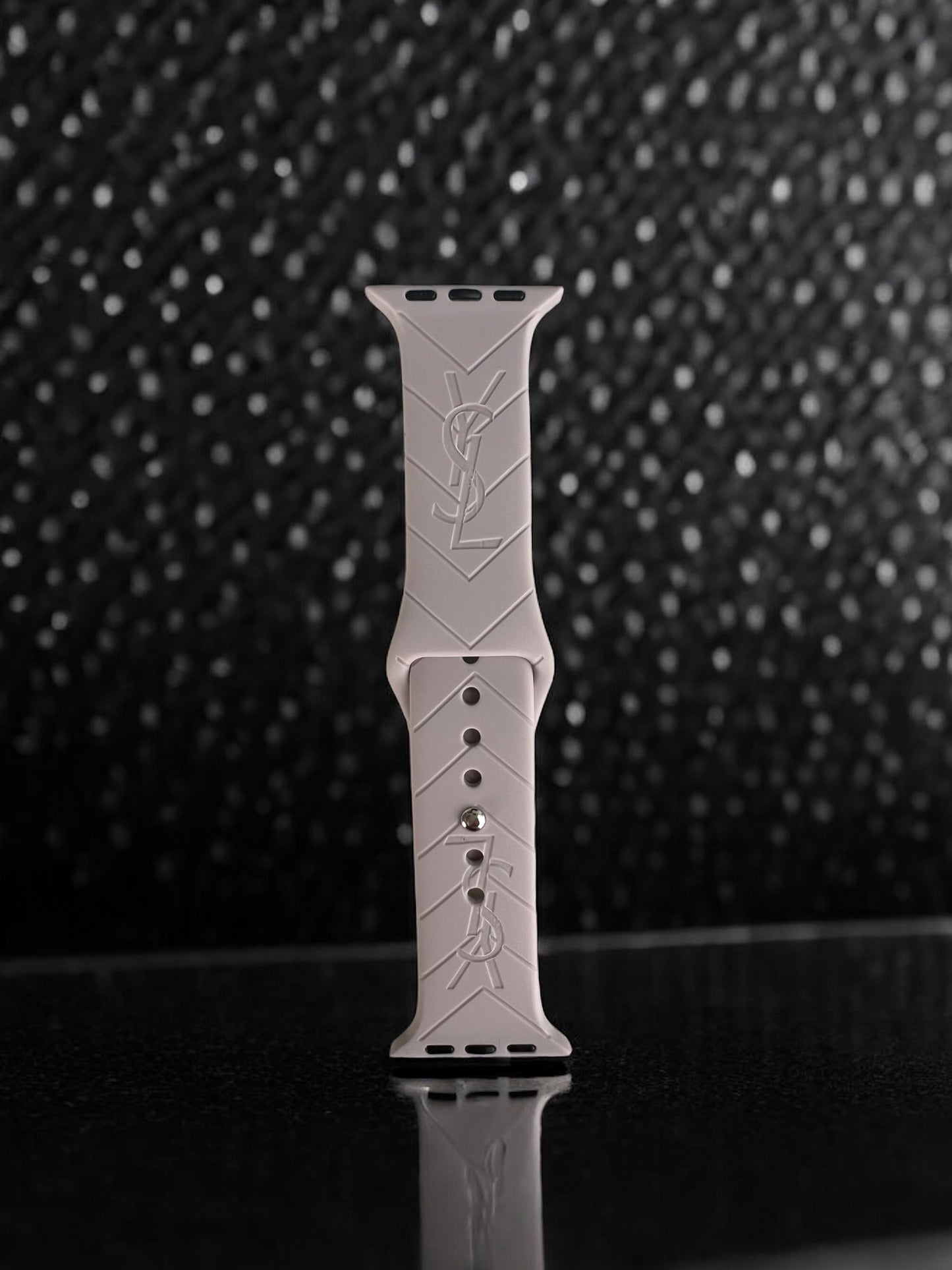 YS Engraved Silicone Apple Watch Band