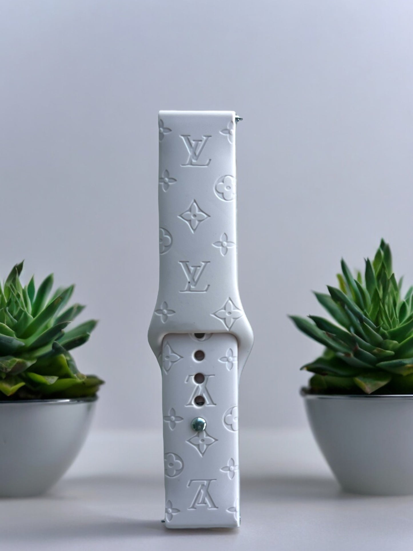 LV Engraved Samsung Silicone Watch Band