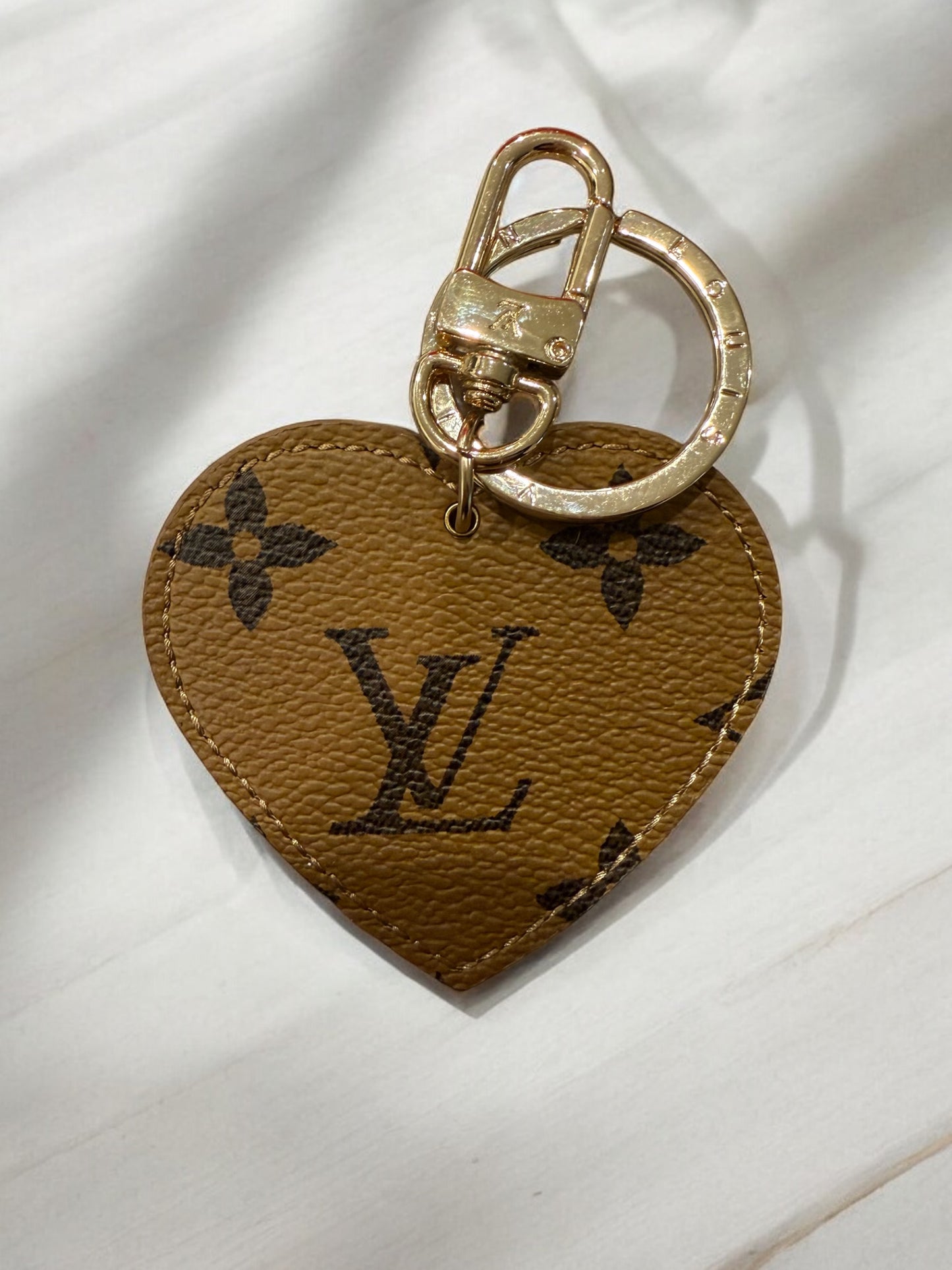 LV Heart Shape Key Chains