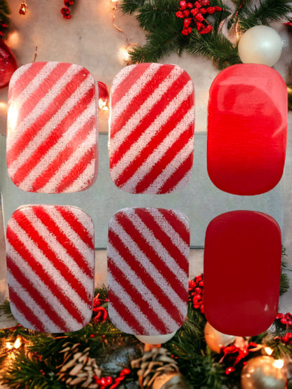 Red Candy Canes Gels