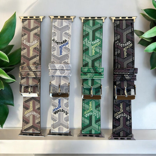 GY Vegan Leather Apple Watch Bands