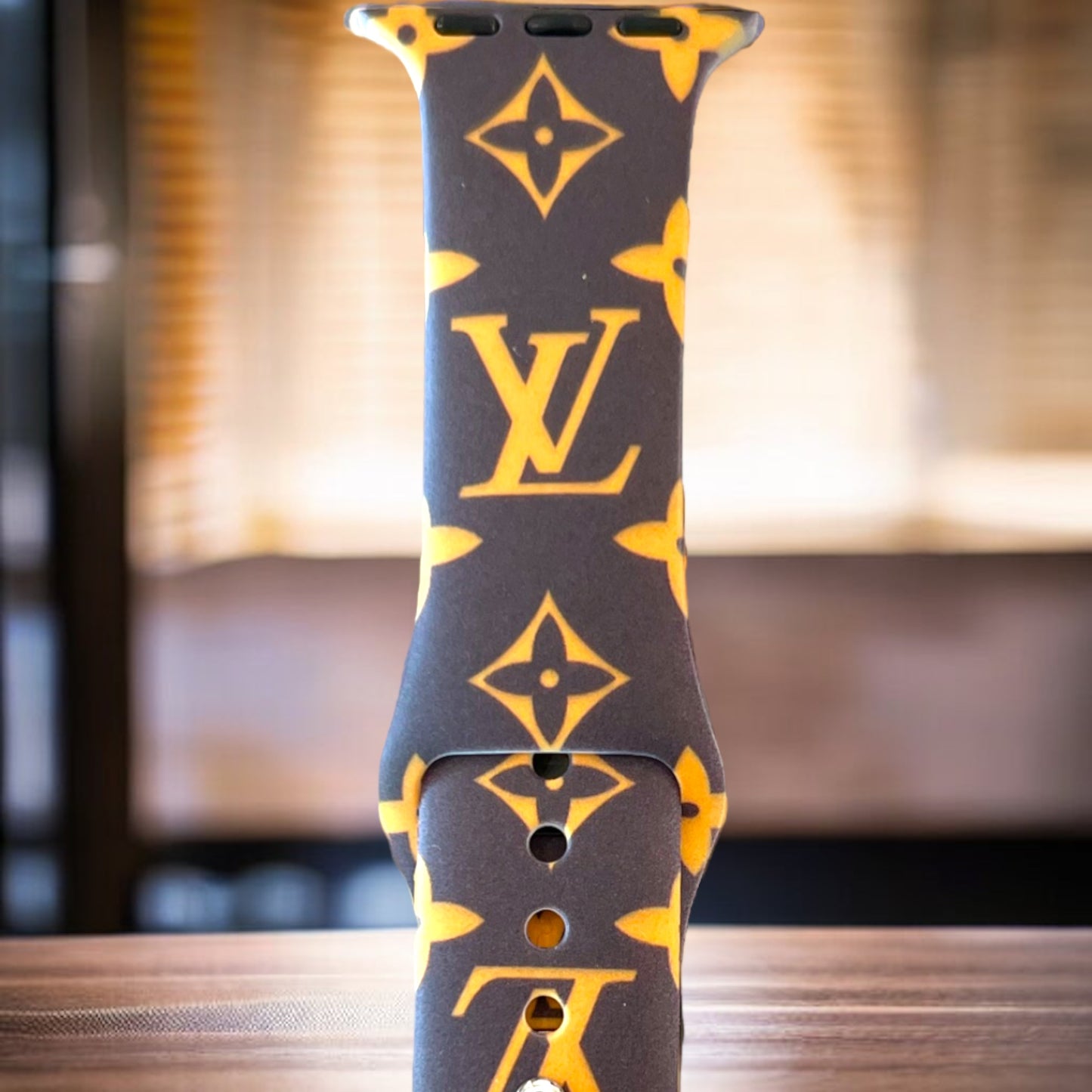 LV Monogram Silicone Watch Band