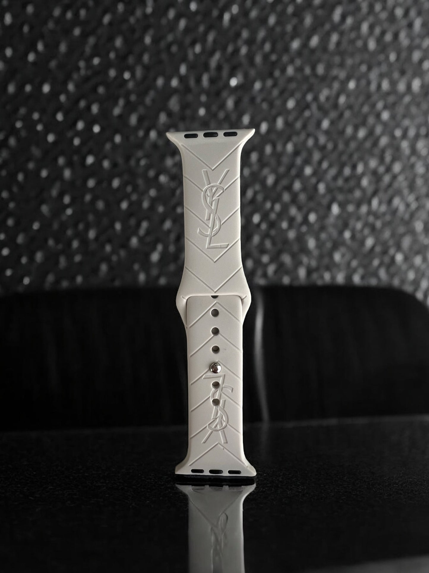 YS Engraved Silicone Apple Watch Band