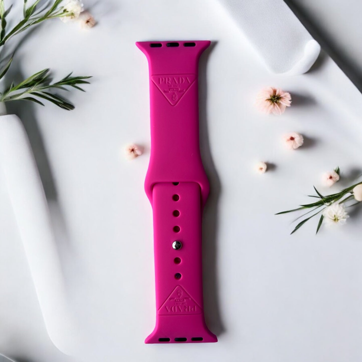 PR Engraved Silicone Apple Watch Bands