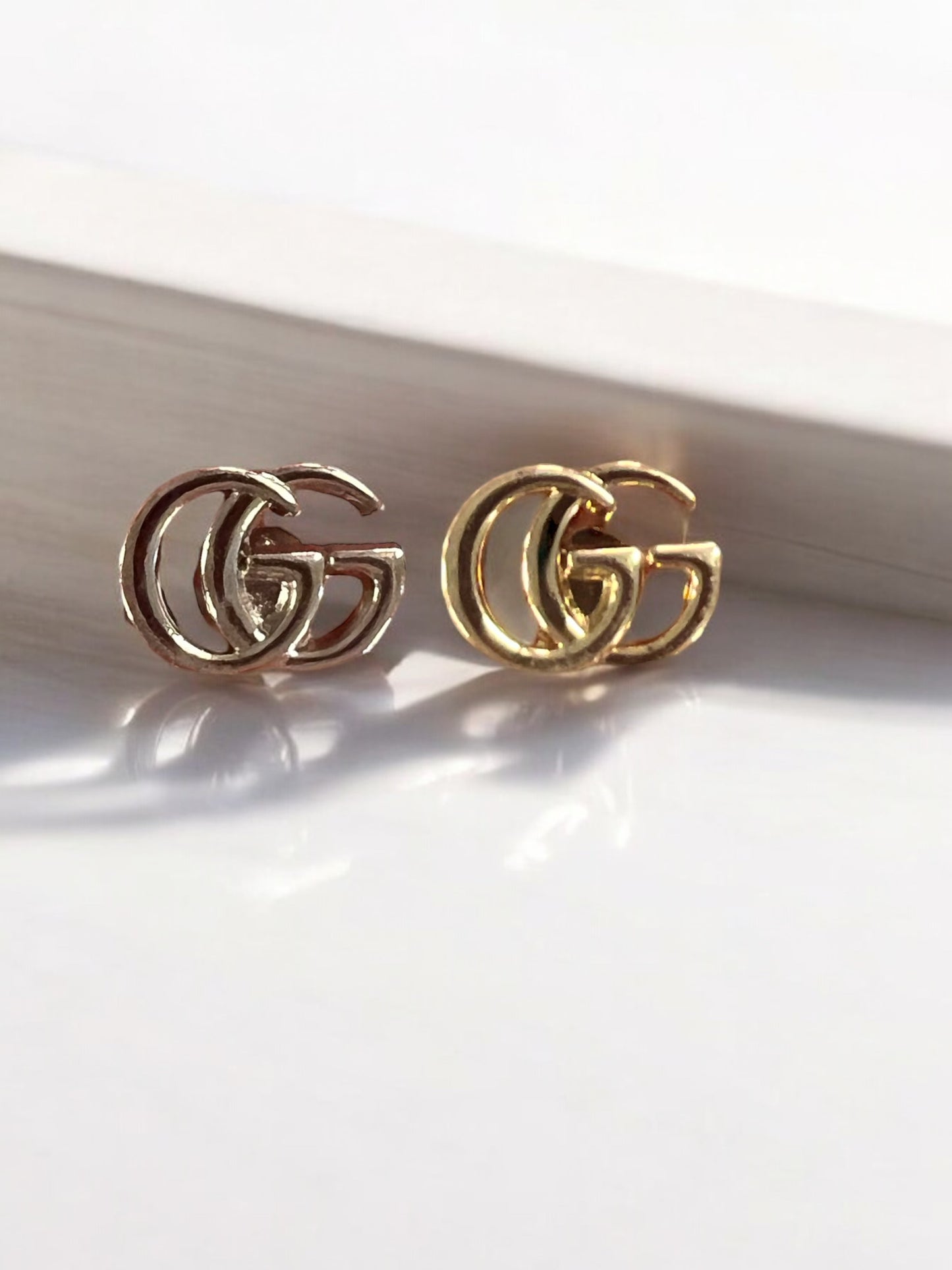 GG Watch Charm Studs