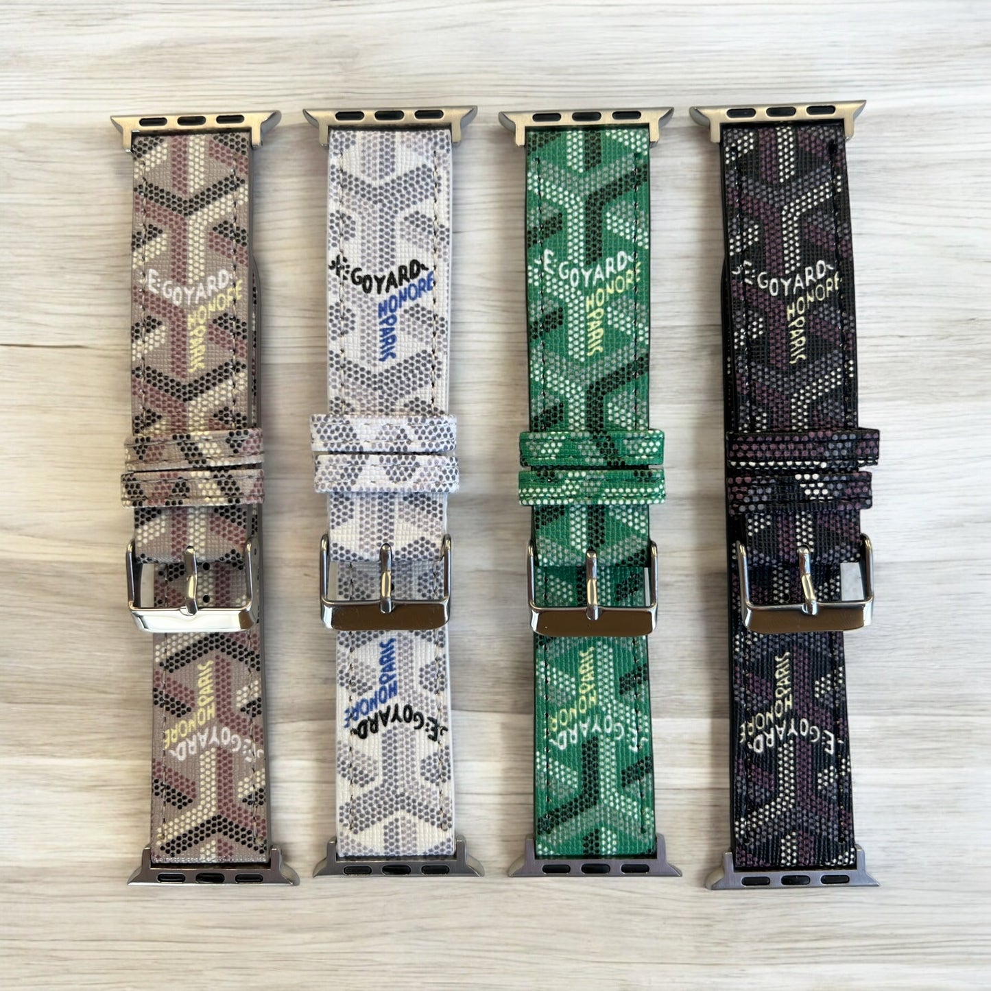 GY Vegan Leather Apple Watch Bands