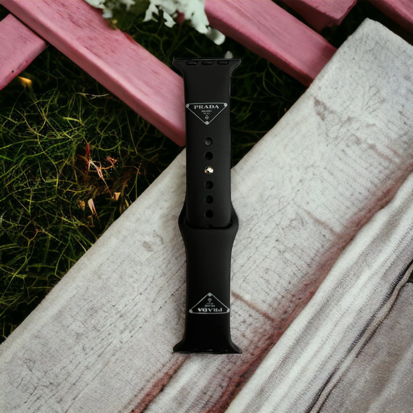 PR Stamped Silicone Watch Band
