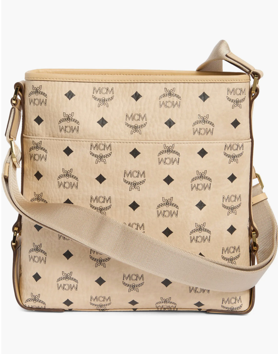 MCM Aren Messenger BAG-Beige