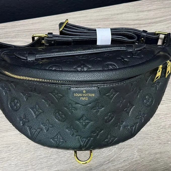 Black with Gold Hardware Bumbag